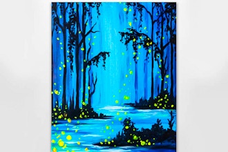 Virtual Paint Nite: Mystical Firefly Forest